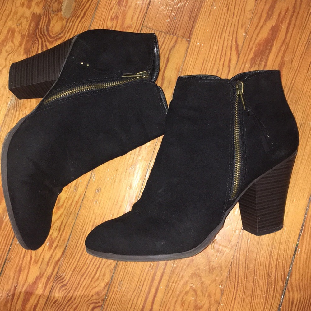 Black Charlotte Russe Booties